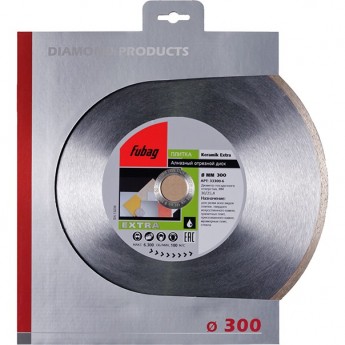 Алмазный отрезной диск FUBAG Keramik Extra D300