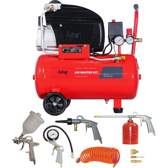 Компрессорный набор FUBAG AIR MASTER KIT + 6 предметов 61431380